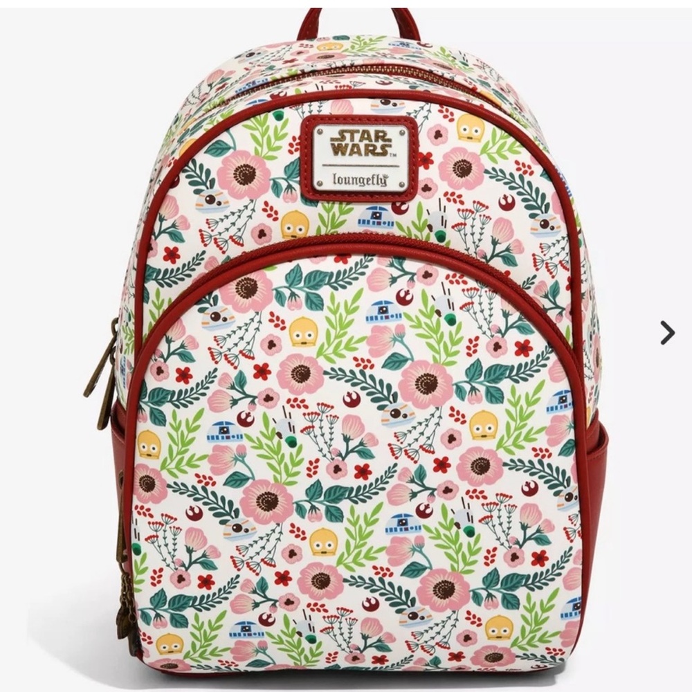 Loungefly Star Wars Droids Floral Mini Backpack - BoxLunch Exclusive - FIRM